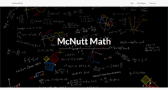 Desktop Screenshot of mcnuttmath.com