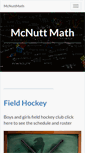 Mobile Screenshot of mcnuttmath.com