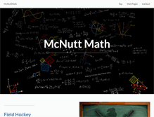 Tablet Screenshot of mcnuttmath.com